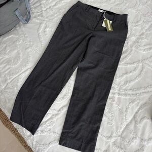 New Lilysilk Women's Classic Dark Grey Trousers, Size 4